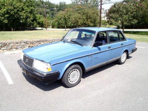 1987 volvo 240-  5 speed stick-no rust-no reserve