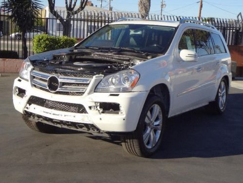 2012 mercedes-benz gl450 4matic damaged salvage loaded runs! low miles wont last