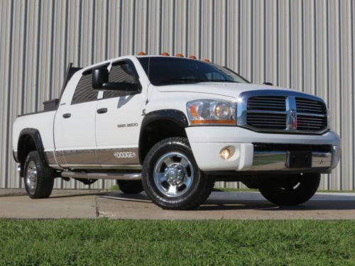 06 3500 (1 ton) laramie mega cummins (h.o) 4wd leather infinity nav exhaust ..tx