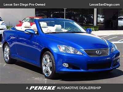 2dr conv auto lexus certified/navigation/luxury pkg/chrome wheels/convertible/re