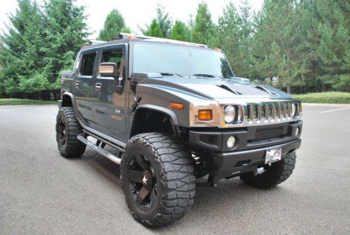 Hummer h2 truck custom dvd, tv,  lifted