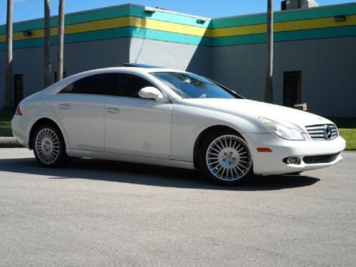 Cls500 sedan white over tan leather sunroof