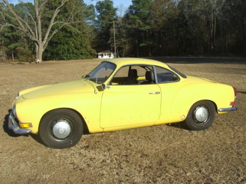 True barn find ... karmann ghia great resto project solid sc ghia runs great