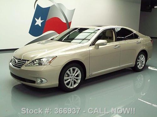 2010 lexus es350 climate seats sunroof nav rear cam 28k texas direct auto