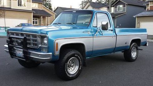 1977 chevy scottsdale k10 4x4 350 v8 auto