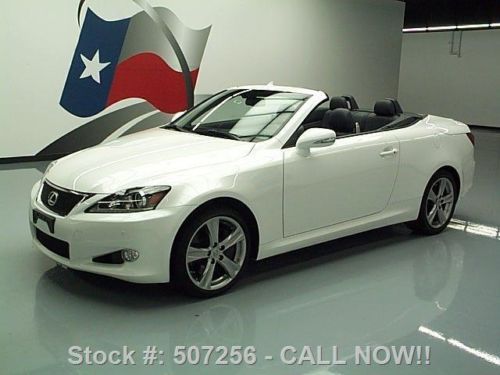 2012 lexus is350c hard top auto nav rear cam xenons 16k texas direct auto