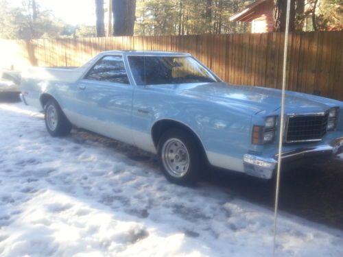 1979 ford ranchero 500 standard cab pickup 2-door 5.8l