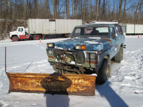 Snow plow for 1996 ford bronco