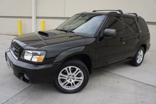 Subaru forester 2.5xt turbo black/black heated seats cd changer panoramic roof!!