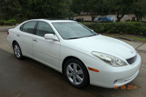 2005 lexus es330 premium 65k miles navigation leather cooled/heated seats, mint