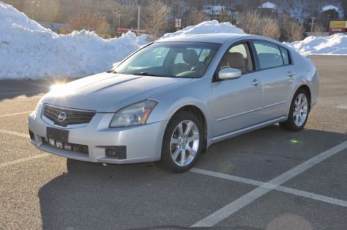 2007 nissan maxima se sedan 4-door 3.5l panorama sun roof no reserve