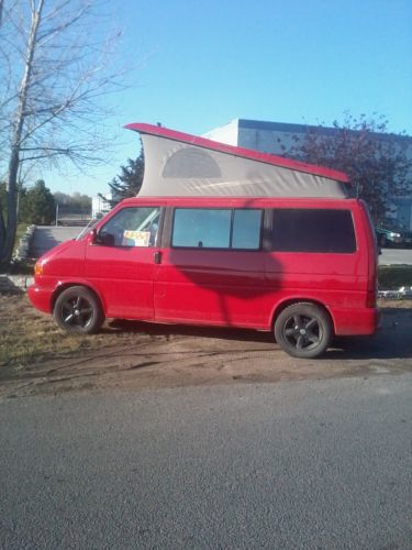 2001 volkswagen eurovan westfalia vw pop top weekender