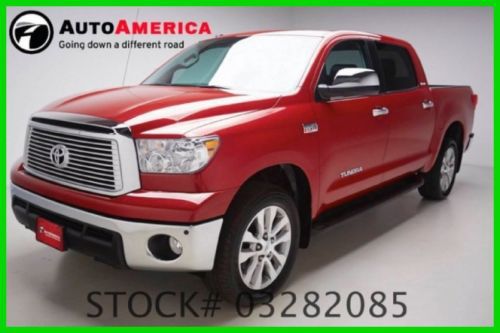 We finance! 7508 miles 2013 toyota tundra platinum  5.7l v8 32v