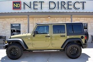 13 4x4 3.6 v6 new 17&#034; wheels 33&#034; mt tires warranty 12k mi net direct auto texas