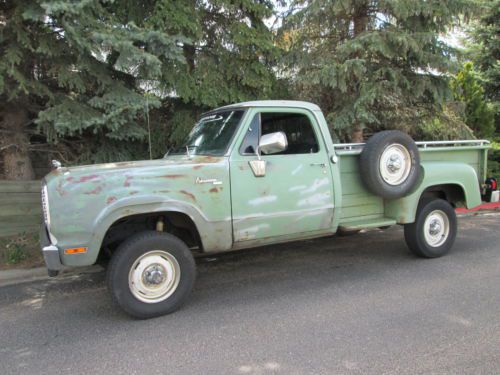 Sell used 1972 72 Dodge W100 D100 W 100 D 100 Utiline Stepside Long Bed ...