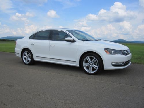 2013 volkswagen passat tdi rare sel diesel loaded keyless bluetooth navigation @