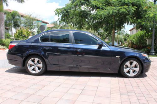 2004 bmw 545i luxury sport sedan-exclusively fla-kept-factory nav-clean carfax