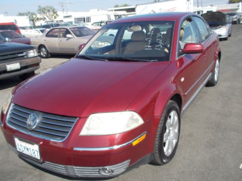 2001 volkswagen passat no reserve