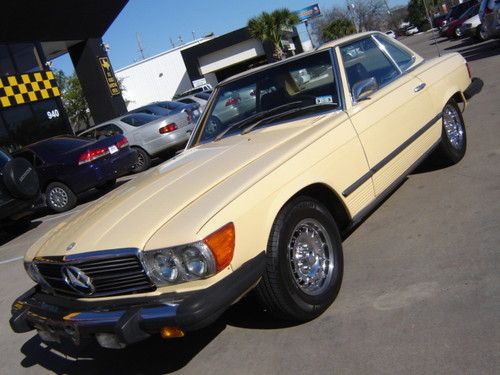 1980 mercedes-benz 450sl convertible hard top runs great no reserve