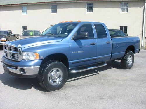 05 dodge ram 3500 slt 4wd crew longbed srw cummins 6 speed diesel texas truck