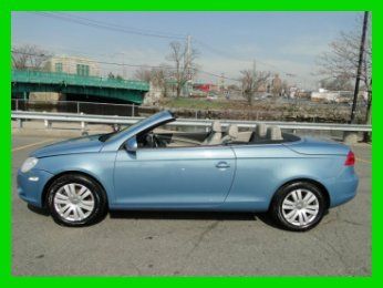 2007 volkswagen eos 2.0turbo convertible premium rebulilder repairable