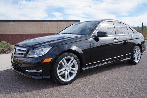 2013 mercedes-benz c250 black sport, excellent condition 2,600 low miles