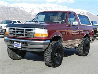 Eddie bauer xlt 4x4 suv custom lift tires wheels off road 5.8 v8 low reserve