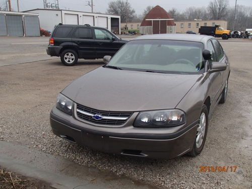 2001 chevrolet impala base sedan 4-door 3.8l