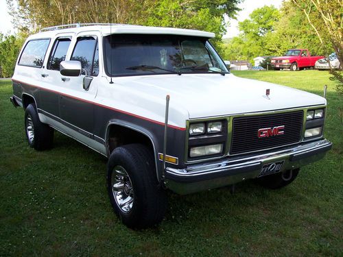 1989 gmc 2500 suburban sierra sle classic sport utility 4-door 5.7l 4x4, chevy