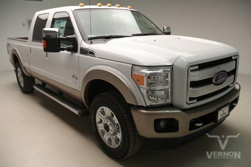 2013 king ranch crew 4x4 fx4 navigation sunroof leather 20s aluminum v8 diesel