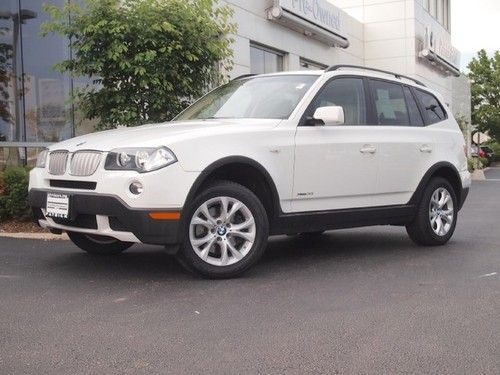 2009 x3 all-wheel drive navigation heated f &amp; r seats pano sunroof one owner!!