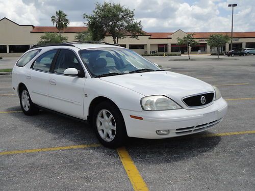 2003 mercury sable ls premium wagon 3.0l one owner good shape leather 8 seats