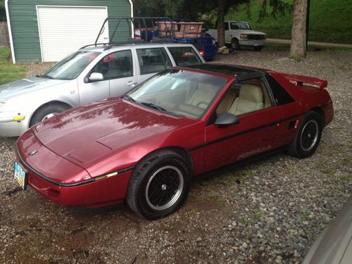 1988 pontiac fiero formula factory ttops 5spd 54k miles! no reserve!!