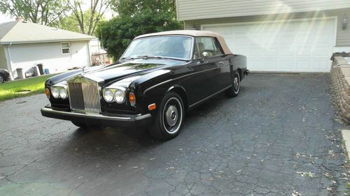 1973 rolls royce corniche convertible coupe 2-door 6.8l