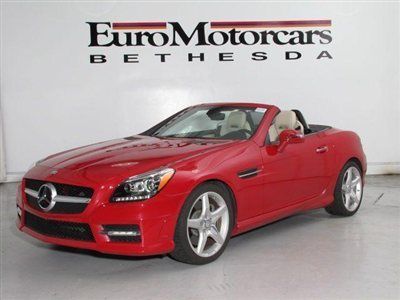 Mars red slk 350 amg sport xenon convertible hardtop14 new 13 slk250 navigation