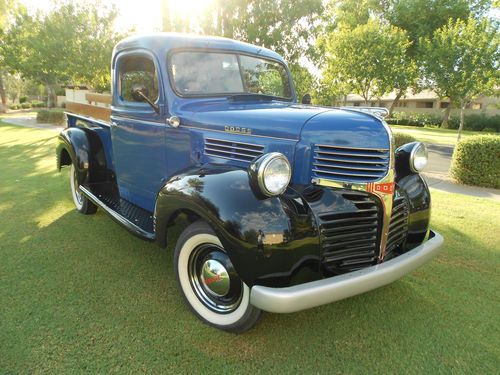 1946 dodge 1/2 ton pickup restored