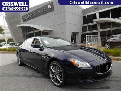 New 2014 maserati quattroporte gts ferrari v8 nav sport blue loaded