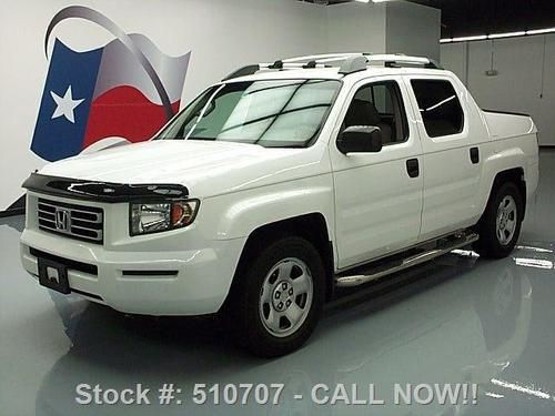 2008 honda ridgeline rt crew 4x4 roof rack tonneau 72k texas direct auto