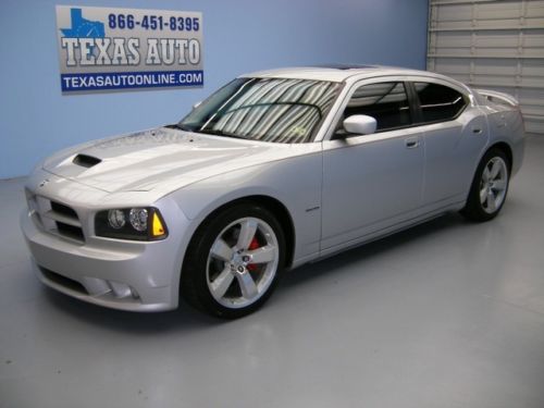 We finance! 2010 dodge charger srt-8 hemi roof nav heated leather 32k texas auto