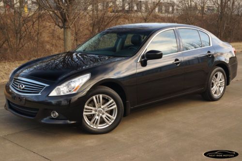 5-days *no reserve*&#039;11 infiniti g25x bose back-up awd xm xenon 1-owner off lease