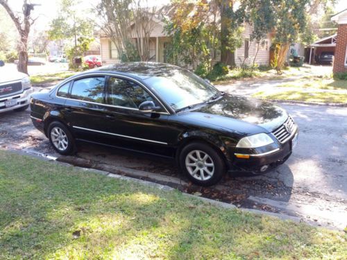 2004 black volkswagen passat gls 1.8t 4motion turbo