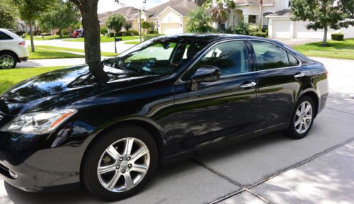 2007 lexus es350 sedan 3.5l black on black good condition orlando, fl