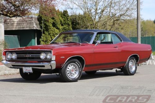 1968 ford torino gt! - marti report, factory ac car, 390 gt big block