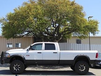 Dodge ram rhino-lined two tone flares fuel wheels long bed uconnect ranch hand