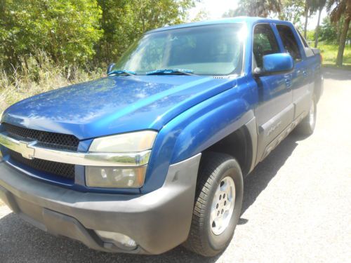 2004 chevy crew cab avalanche florida truck rust free runs great