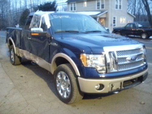 Repairable 2010 ford f150 x/c lariat 4x4