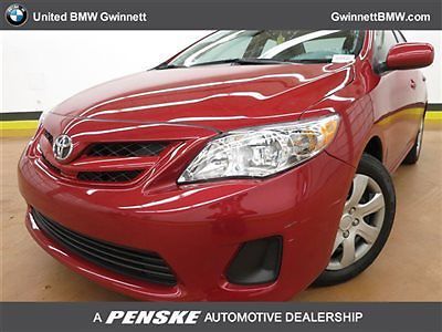 4dr sdn auto le low miles sedan automatic gasoline 1.8l 4 cyl barcelona red meta