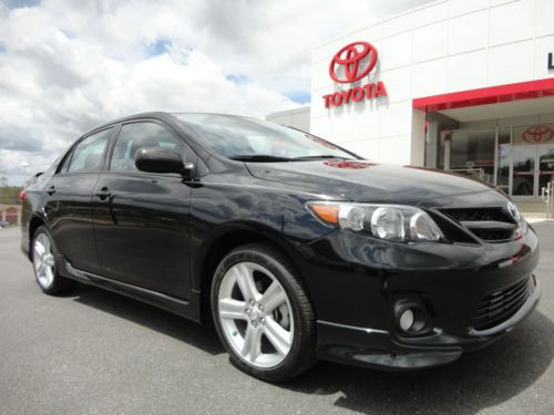 Certified 2013 corolla s power sunroof 1 owner black sand pearl automatic video