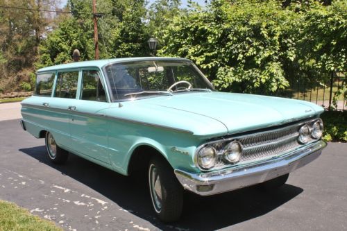 1960 mercury comet station wagon 42,665 miles great aqua color &amp; stock interior