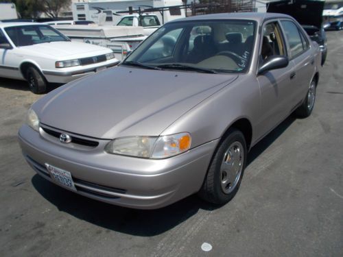 1999 toyota corolla, no reserve